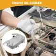 thumbnail image 2 of Unique Bargains Engine Oil Cooler No.LR031827 - Transmission Oil Cooler - for Land Rover 2004-2016 Aluminum Alloy, 2 of 6