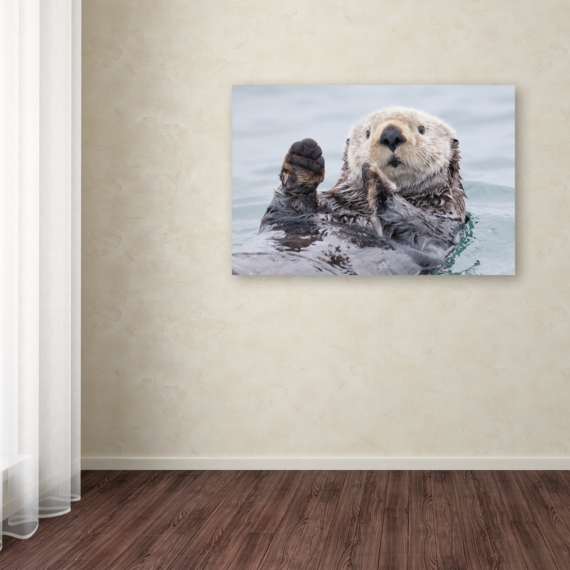 Trademark Fine Art 'Yesterday I Caught A Fish Thiiis Big!' Canvas Art by Roman Golubenko