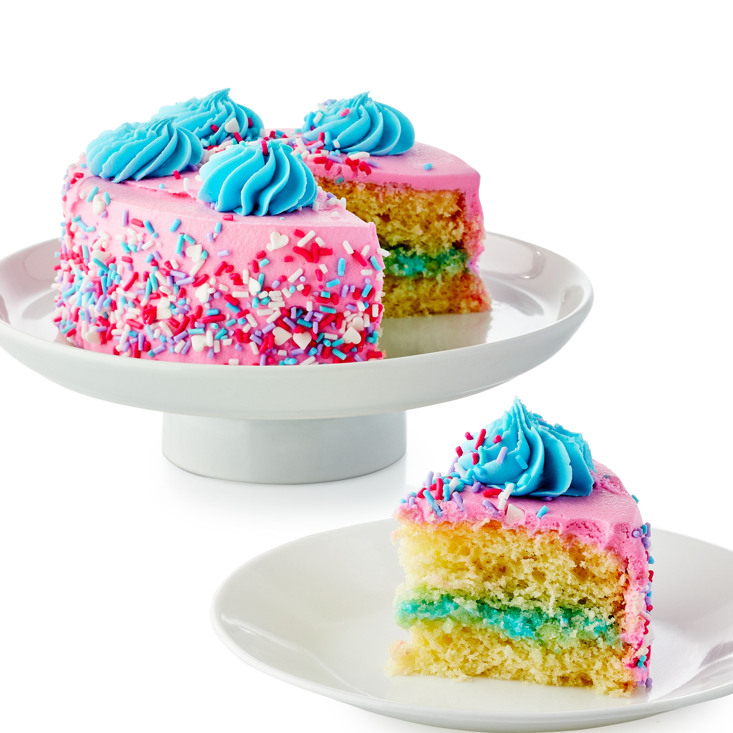 Freshness Guaranteed 5-Inch Unicorn Cotton Candy Cake, 15.9 oz (Refrigerated, Regular)