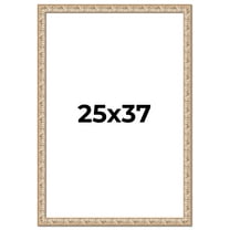 25x37 Frame White Real Wood Picture Frame Width 1.5 inches | Interior Frame Depth 0.5 inches |