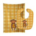 thumbnail image 1 of Babero y paño para eructar Treasures, Monkey Business, grande Caroline's Treasures BB6753STBU, 1 of 1