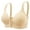 A, variant on No Steel Ring Thin Comfort Bra for Women Front Button Design Breathable Soft Support Everyday Wear Lightweight Seamless Underwire