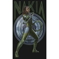 thumbnail image 2 of Girl's Black Panther: Wakanda Forever Nakia Shield  Graphic Tee Black X Small, 2 of 4