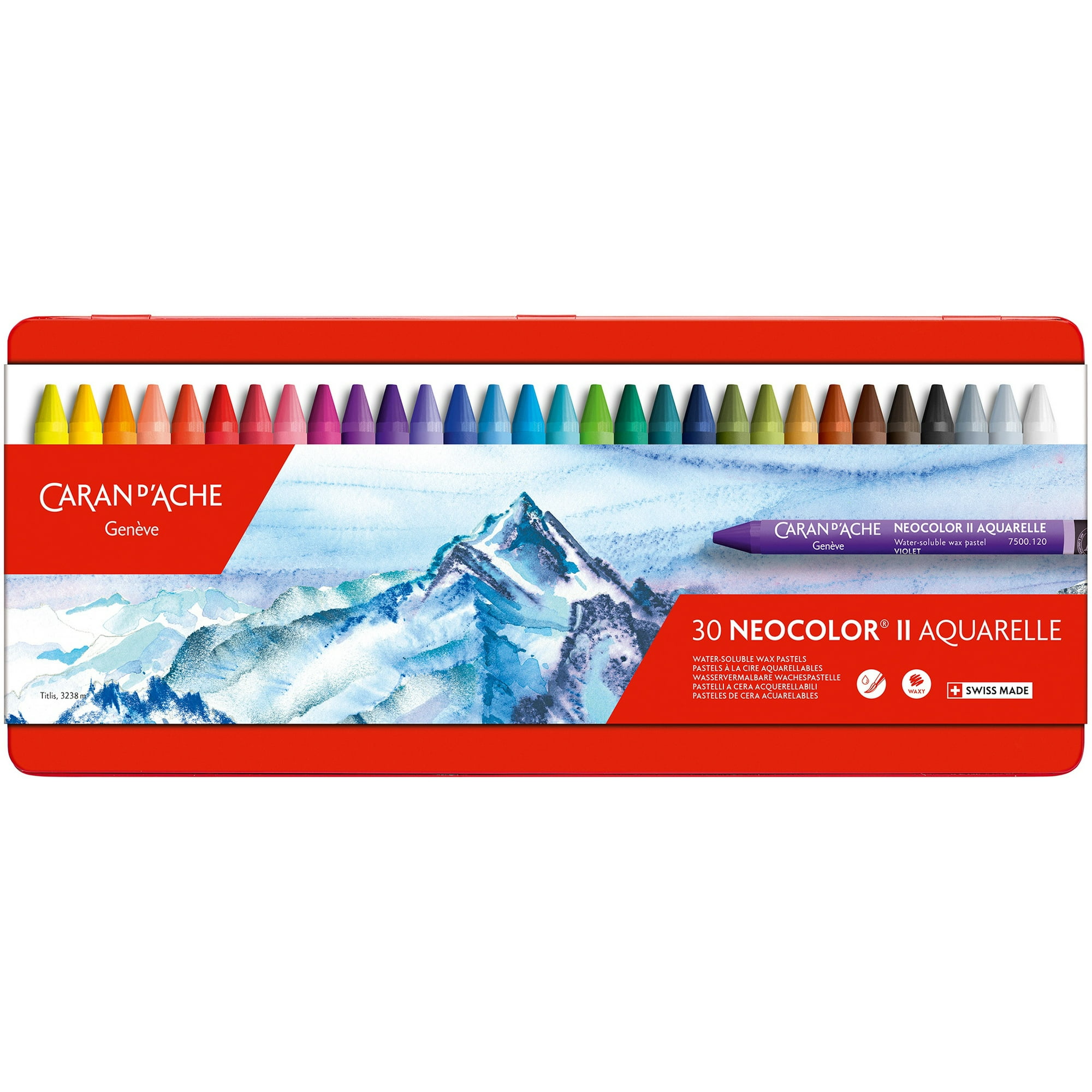 Caran D'Ache NeoColor II Water Soluble Wax Pastel Set 30
