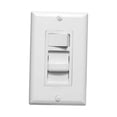 thumbnail image 2 of Interruptor de atenuación, encendido/apagado, placa de pared incluida, interruptor de luz halógena de 600 vatios, de atenuación unipolar o de 3 vías, 2 of 8