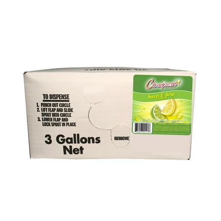 Willtec Citra-Fresh Sweet and Sour Soda Syrup Made with Pure Cane Sugar in Box, 3 Gallon