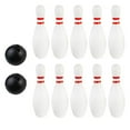 thumbnail image 2 of figatia Baosity 12Pcs/Set Toddler Bowling Game Set Outdoor Interactive Learning Toy Gift 22cm, 2 of 9