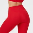 thumbnail image 6 of YITTY Active Women's UltraLuxe Kick Flare High Waist Legging, Athleisure, 4-Way-Stretch, Heated Red, XL, Regular | 32" Inseam, 6 of 7