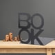 thumbnail image 4 of Sujetalibros, 1 Par de Negro Bookend Stand Sujetalibros para Estantes Sujetalibros para Libros para la decoración de la mesa Inicio(140mm / 5.5in) Ecomeon no, 4 of 6