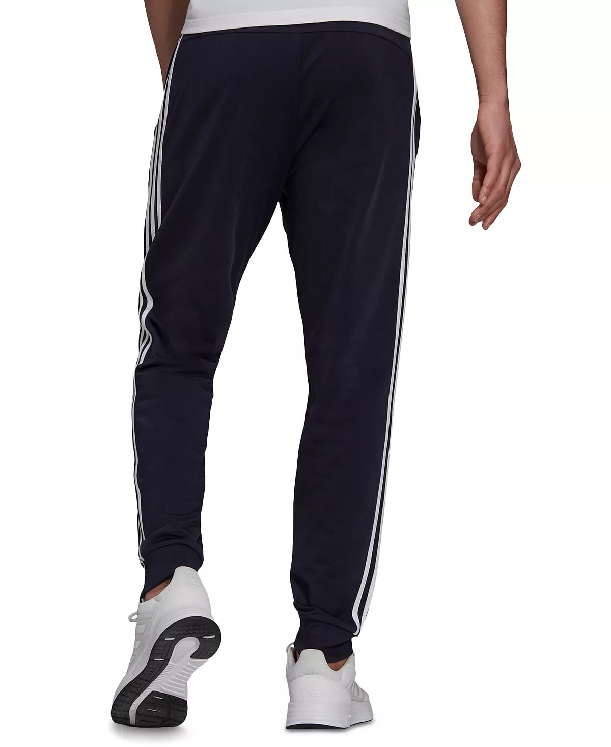 LEGEND Men\'s US Adidas INK/WHITE Jogger Tricot Large Pants,