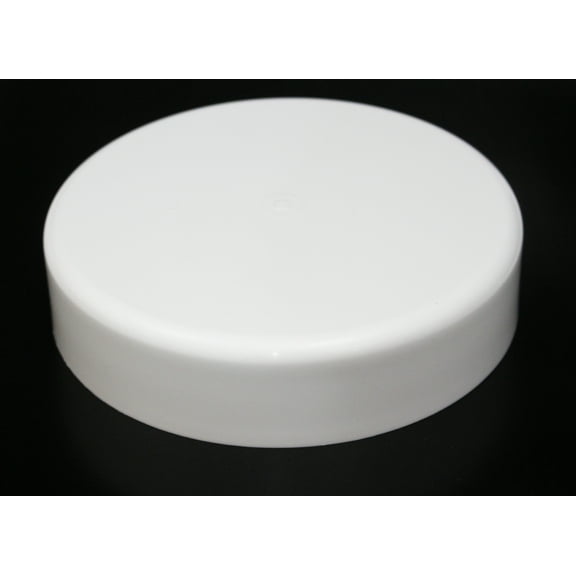 White Flat Dock Piling Cap / Piling Cover From 6" to 13" - White- 6inch