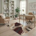thumbnail image 2 of ODIKA Bathroom Way Painterly Asymmetrical Flowing Forms Scattered Stairs for Playroom, Bedroom, Reading Nook, Pet Friendly & Kids Safe Play, 2 of 7