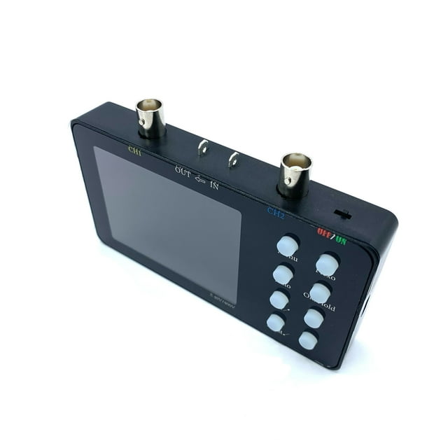 2 Channels Digital Oscilloscope 50M Sampling Rate 10Mhz Analogue Bandwidth Lissajous Patterns 6A Current Waveform Measurement ,Professional Designed