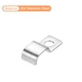 thumbnail image 4 of Uxcell 20Pack Pipe Strap, 304 Stainless Steel Pipe Support Strap Fit for 13/32in(10mm), 4 of 6
