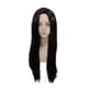 thumbnail image 2 of Peluca ajustable larga, negra y lisa para disfraz de Halloween. Peluca para niña, ideal para fiestas de cosplay., 2 of 7
