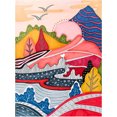 thumbnail image 2 of Cuadros Decorativos 5D DIY Diamond Mosaic Art Landscape Kit Artesanías hechas a mano Decoración (Estilo D) Wdftyju embutido en tela, 2 of 8