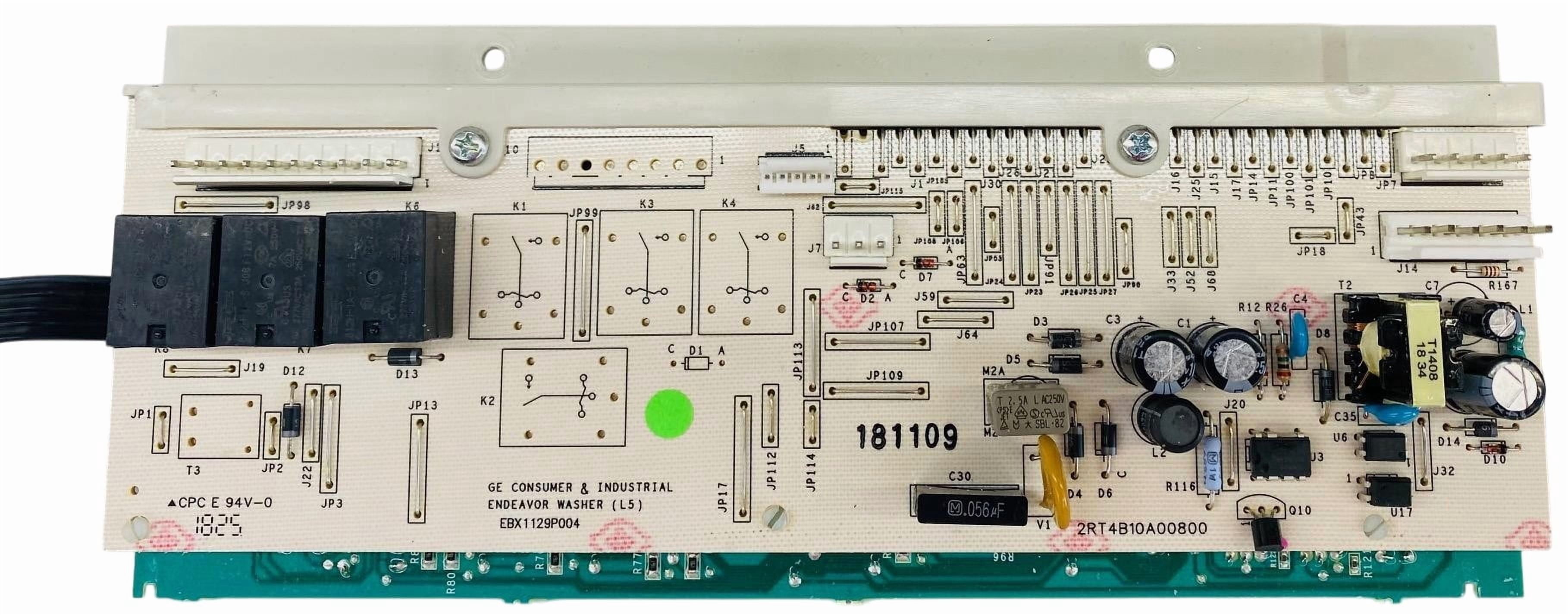 Mounted Main Control Board fits General Electric, AP4980168, WH12X10475