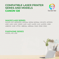 thumbnail image 2 of TCT 128 Toner Cartridge 2 Pack - Compatible With Canon 128 3500B001AA Black, 2 of 6