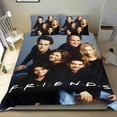 thumbnail image 1 of Amigos TV Conjunto de sábanas temático, trío de piezas, cómodo y amigable con la piel, diseño único, regalo de decoración para el hogar para familiares, amigos y fans,140cm *210cm, 1 of 6