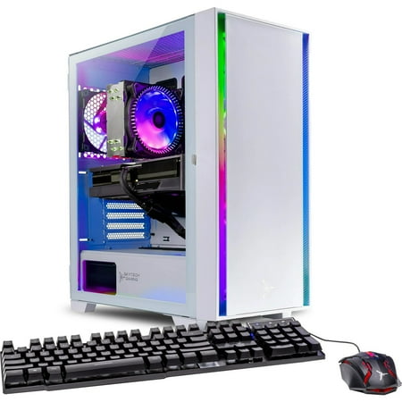 Skytech Shiva Gaming PC Desktop, AMD Ryzen 5 5600X, AMD 6600XT, 1TB SSD, 16GB RAM Windows 11