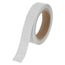 Uxcell Reflective Tape, 1 Inch x 33 Feet Shining Star White Waterproof High Visibility Self-Adhesive Tape Outdoor Warning Signs