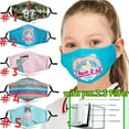 thumbnail image 2 of Face Mask Youth Kids with Filter Pocket Washable Reusable Mask Design Cat, 2 of 2
