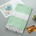 thumbnail image 3 of Mdesiwst Decorative Bathroom Towel Turkish Hand Towels Stylish Boho Farmhouse Style with Tassels Quick-drying Geometric Patterns Versatile Hand Towel, 3 of 8