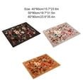 thumbnail image 3 of pitrice Tapis Floral Lavable pour Entrée, Tapis Doux à Poils Courts, Tapis d'Entrée Lavables, Paillassons d'Intérieur 2 50*80 cm, 3 of 6