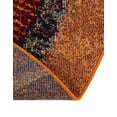 thumbnail image 7 of Unique Loom Estrella Collection Area Rug - Selene (6' 1" Round Orange/Black), 7 of 7