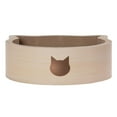 thumbnail image 5 of Necoichi Cat-Headed Scratcher Bed Large, Birch, 5 of 9
