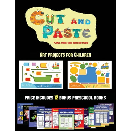Art projects for Children (Cut and Paste Planes, Trains, Cars, Boats, and Trucks) : 20 full-color kindergarten cut and paste activity sheets designed to develop visuo-perceptive skills in preschool children. The price of this book includes 12 printable (Best Car Design Schools)