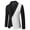 Black, variant on Herrnalise Men's Autumn And Winter Fashion Personality Solid Color Casual Suit Jacket Black