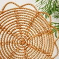 thumbnail image 4 of Wall Basket Decor Handmade Hanging Wall Baskets Woven Seagrass Rattan Wall Decor Flat Round Wall Decor For Art Bedroom Living Room Farmhouse Home, 4 of 7