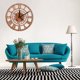 thumbnail image 5 of Relojes de pared de metal grandes con números romanos, soporte natural, campana, silencioso, sin tictac, para sala de estar, jardín, dormitorio, cocina, oficina, salón, decoración del hotel, regalo, 5 of 5