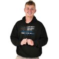 thumbnail image 5 of United We Stand Blue Live Matter Flag Hoodie Sweatshirt Women Men Brisco Brands L, 5 of 6