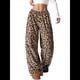 thumbnail image 3 of Pantalones de Pijama para Mujer, de Leopardo, Peludos, Estilo Y2K, de Cintura Alta, Bonitos. Sin Cordones L, 3 of 10