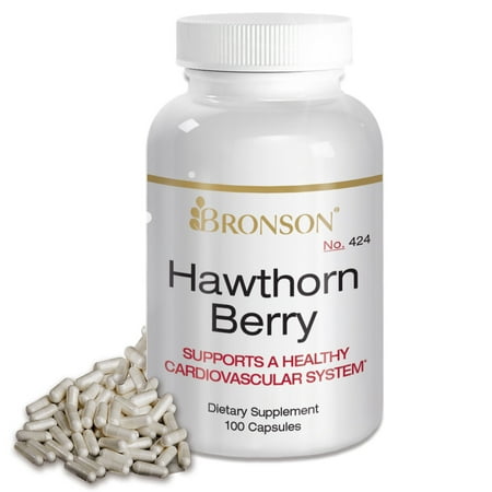 Bronson Hawthorn Berry 565 mg, 100 Capsules