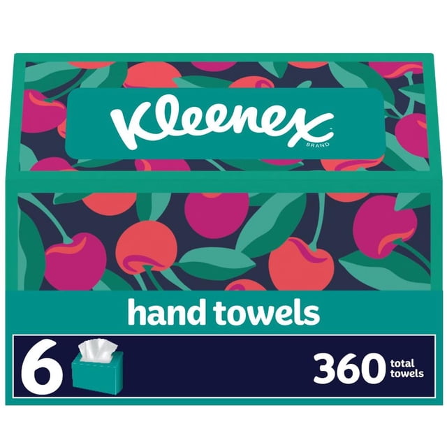 Kleenex Toallas para mano, 60 unidades, paquete de 6