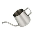 thumbnail image 4 of Hervidor de agua Macarena acero inoxidable 250 ml con bandeja de goteo larga Plata, 4 of 6