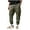K-386 Army Lime Green, variant on Khaki Mens Cargo Track Athletic Lounge Stretch Jogger Going Out Pants for Mens Slimming Tunics Pleated Basic Summer Fall Pants 2026 Clothes Fashion Y2K L