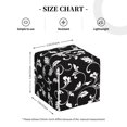 thumbnail image 4 of Kdxio Black White Leaves Print Tissue Box Cover,Square Decorative PU Leather Facial Paper Case Organizer Holder Dispenser for Bathroom,Night Stands,Desk,Car 5.2''X5.2''X5.2'', 4 of 8