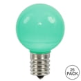 thumbnail image 2 of Vickerman G50 Green Ceramic LED Replacement Bulb, package of 25, 2 of 2