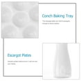 thumbnail image 2 of MasteelfCA 2Pcs Ceramic Escargot Tray Handle Snail Grill Dish Escargot Baking Dish Escargot Baking Tray, 2 of 7