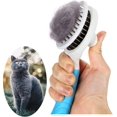 thumbnail image 1 of Cepillo para gatos Cepillo de desplume autolimpiable Elimina la capa interna Cepillo para perros Cepillo para perros Adecuado para pelo corto a largo Cepillo suave para gatos Cepillo de desplume, 1 of 5