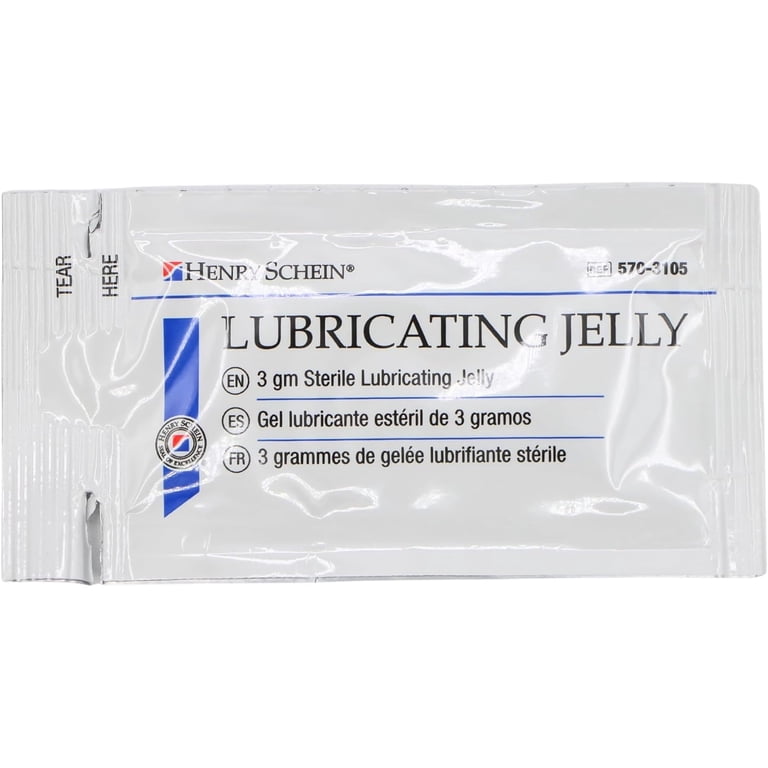 Sterile Lubricating Jelly  3g Single-Use Packets, Ideal for Medical and  Clinical Use, Convenient and Hygienic, Case of 6 Boxes (Total 864 Packets)  - Walmart.com