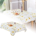 thumbnail image 1 of TIELUTT Film PEVA + Nappe Composite Ronde et Rectangulaire Nappe de Noël Ronde pour Tables Rondes Nappe Réutilisable Nappe de Camping Pique-Nique Nappe d'Automne Table Ronde Petite Table à Moins de 30$, 1 of 4