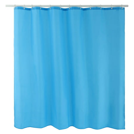 Solid Color Polyester Fabric Shower, Solid Blue Shower Curtains