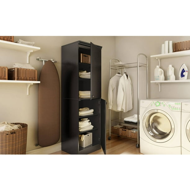 South Shore Narrow Storage Cabinet, Multiple Finishes ...