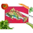 thumbnail image 2 of Caroline's Treasures Fish - Red Fish Woo Hoo Glass Cutting Board Large, 2 of 2