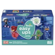 Pampers Easy Ups PJ Masks Training Underwear Boys Size 3T/4T, 108 Count (Choose Your Size & Count)